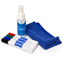 Da-Lite 22614 Idea Replacement marker, cleaning cloth and cleaner kit 